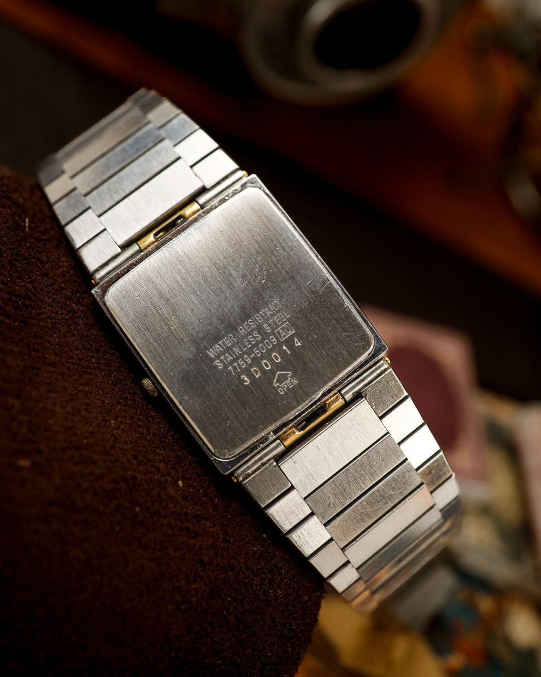 Seiko - Lassale Ultra-Slim Two-Tone Tank - 7759-5009
