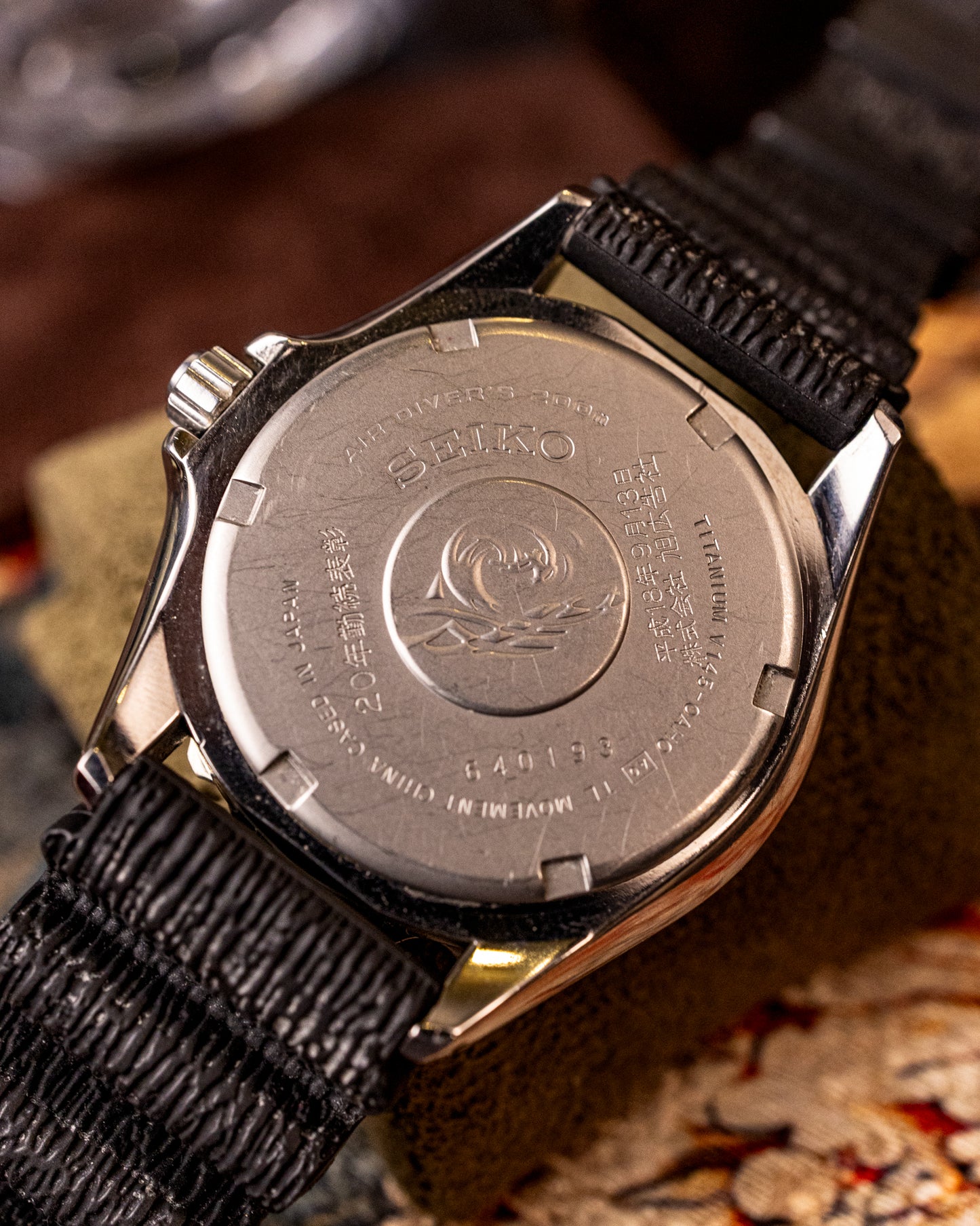 Seiko - Solar Titanium Scuba 200m - V145-0AH0