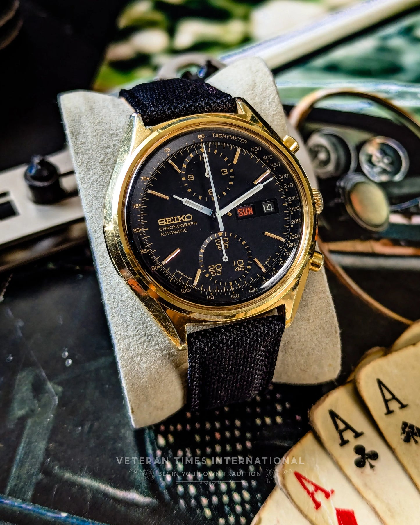 Seiko Black Panda GP - 6138-8020
