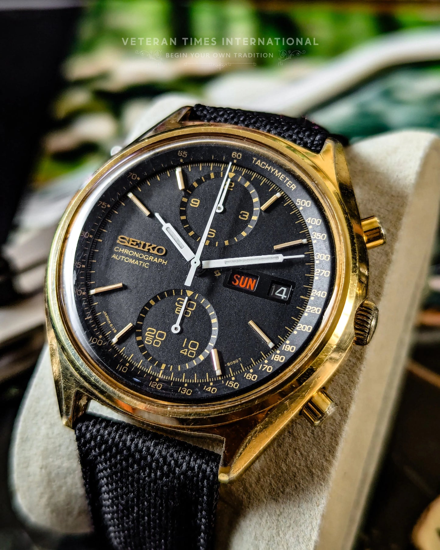 Seiko Black Panda GP - 6138-8020
