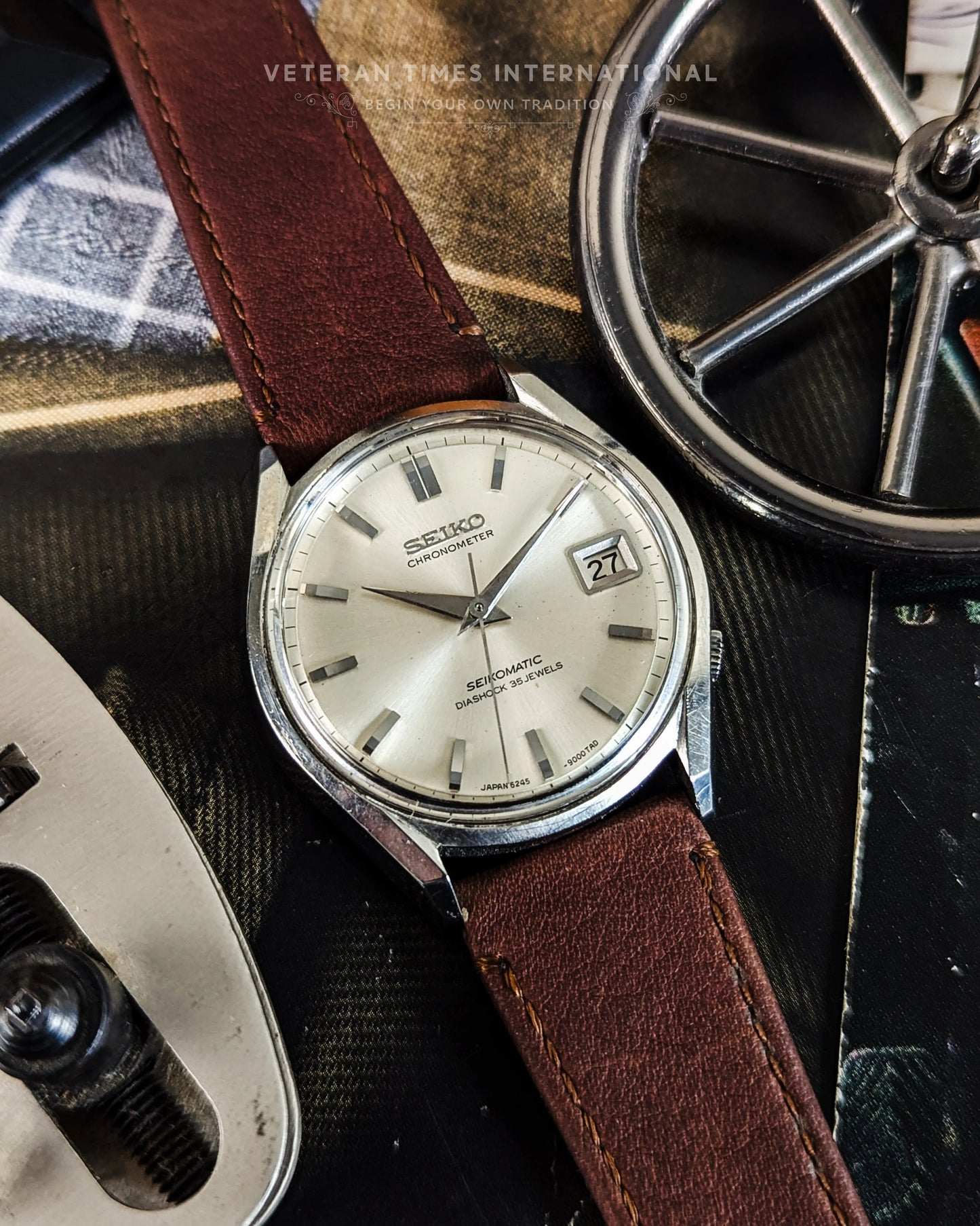 Seiko Seikomatic Diashock - 6245-9000