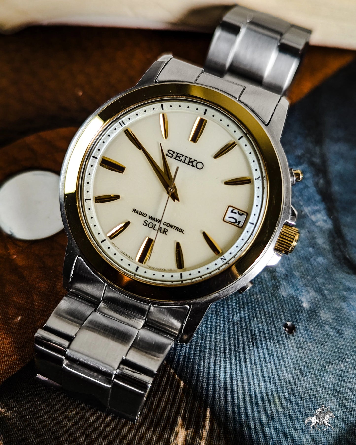 Seiko Radio Solar Watch - 7B52-0AF0