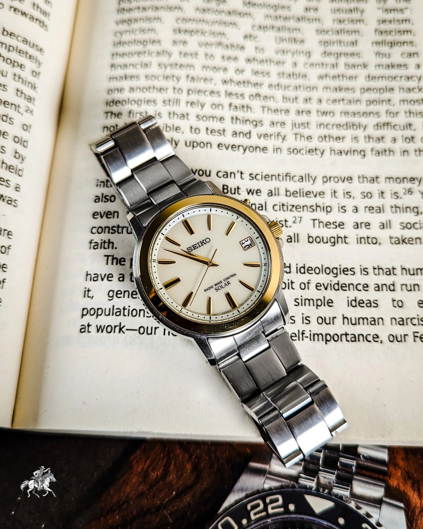 Seiko Radio Solar Watch - 7B52-0AF0