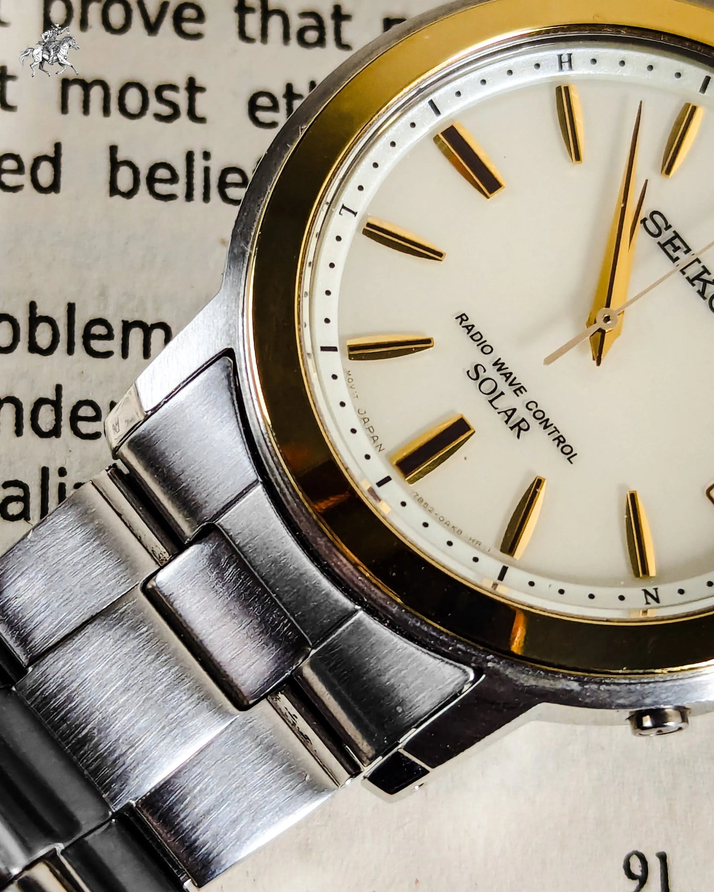 Seiko Radio Solar Watch - 7B52-0AF0