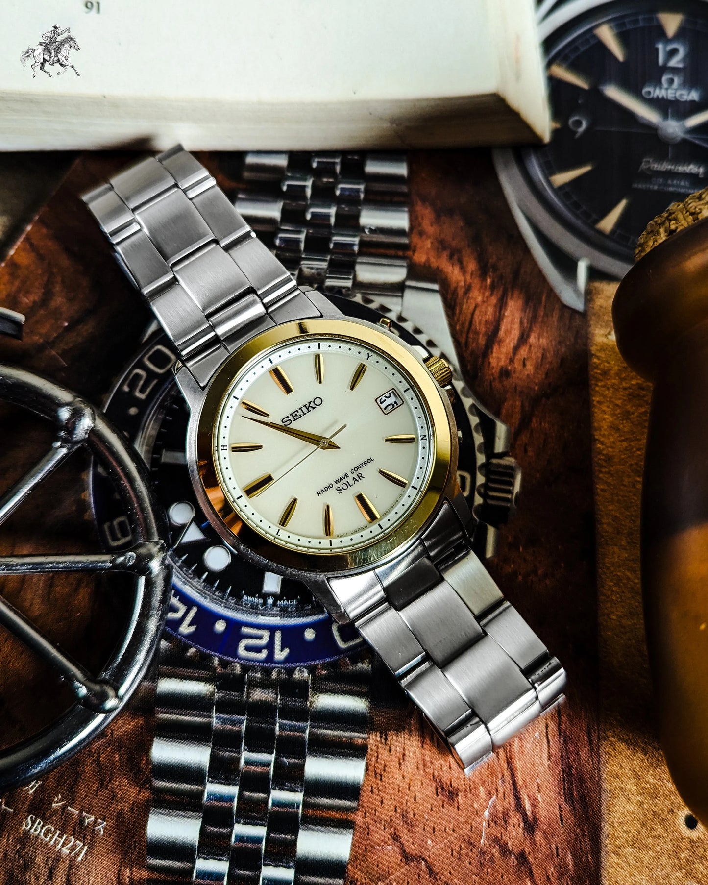 Seiko Radio Solar Watch - 7B52-0AF0