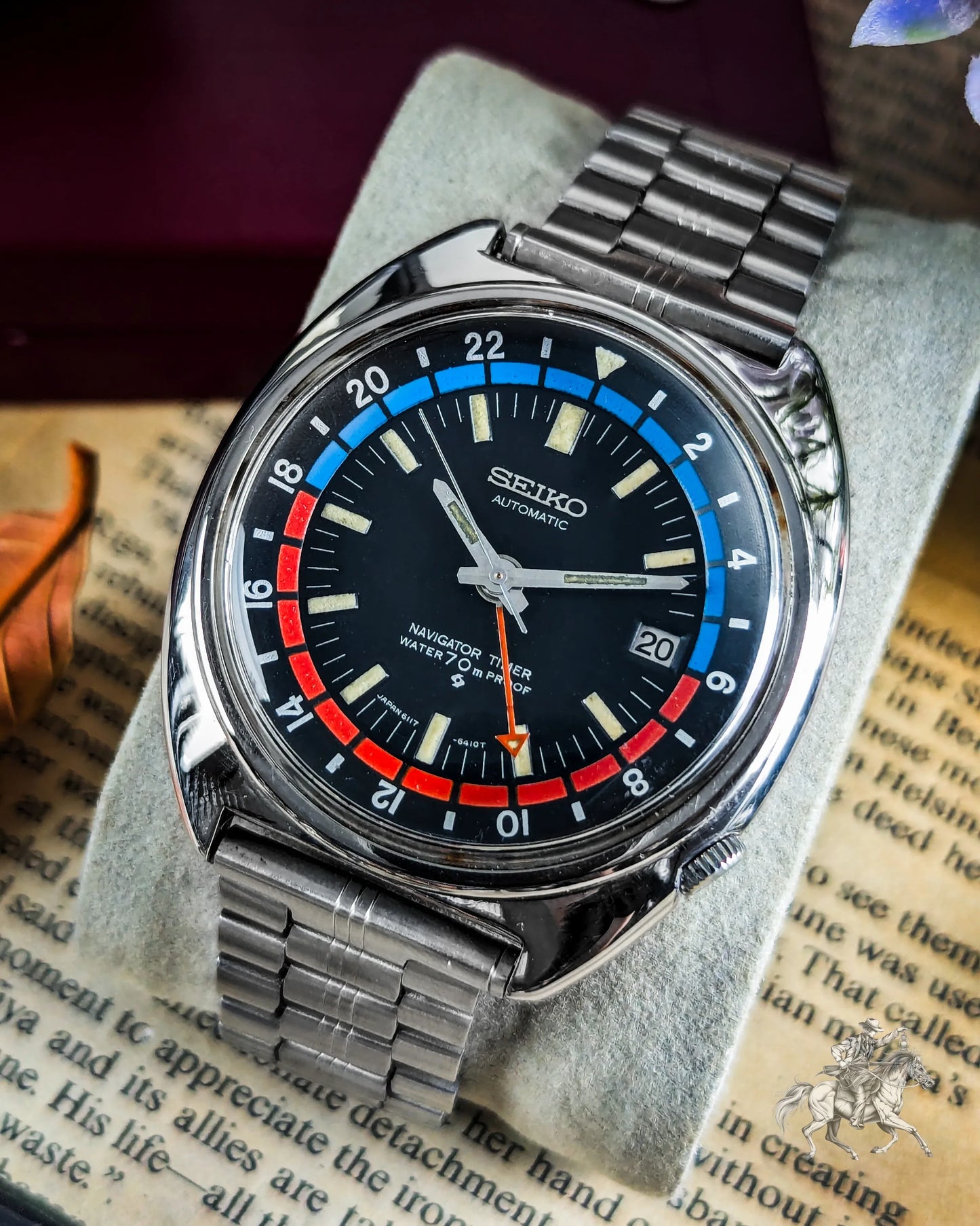 Seiko Pepsi Navigator Timer GMT - 6117-6410