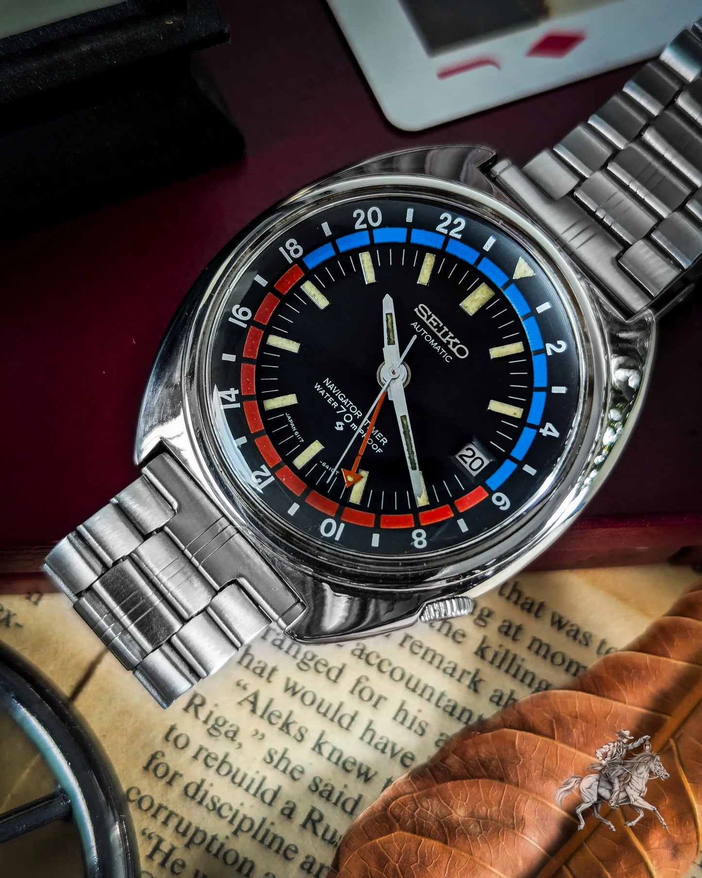 Seiko Pepsi Navigator Timer GMT - 6117-6410