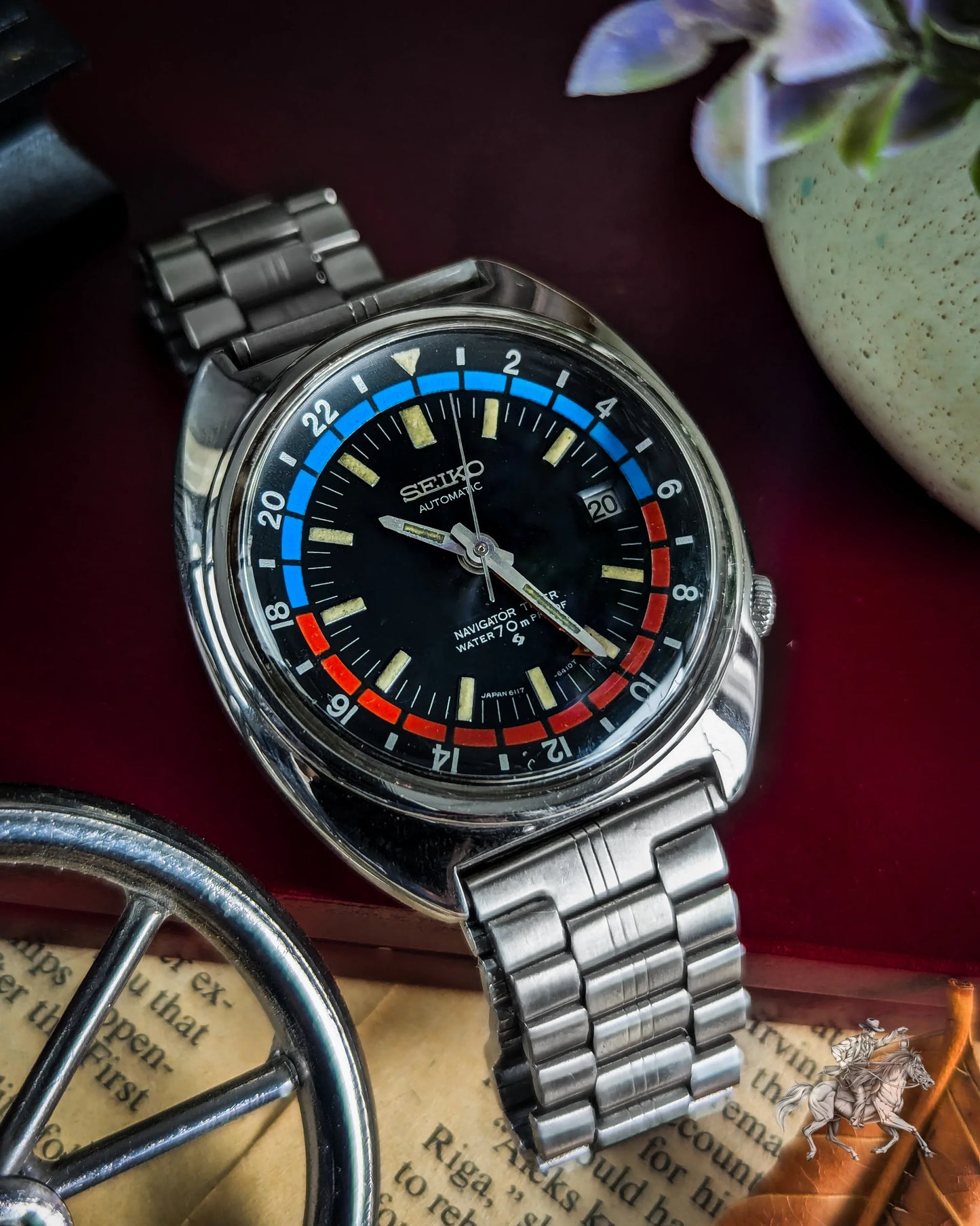Seiko Pepsi Navigator Timer GMT - 6117-6410