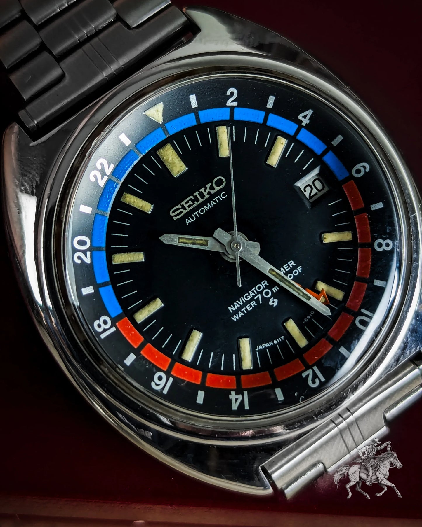 Seiko Pepsi Navigator Timer GMT - 6117-6410