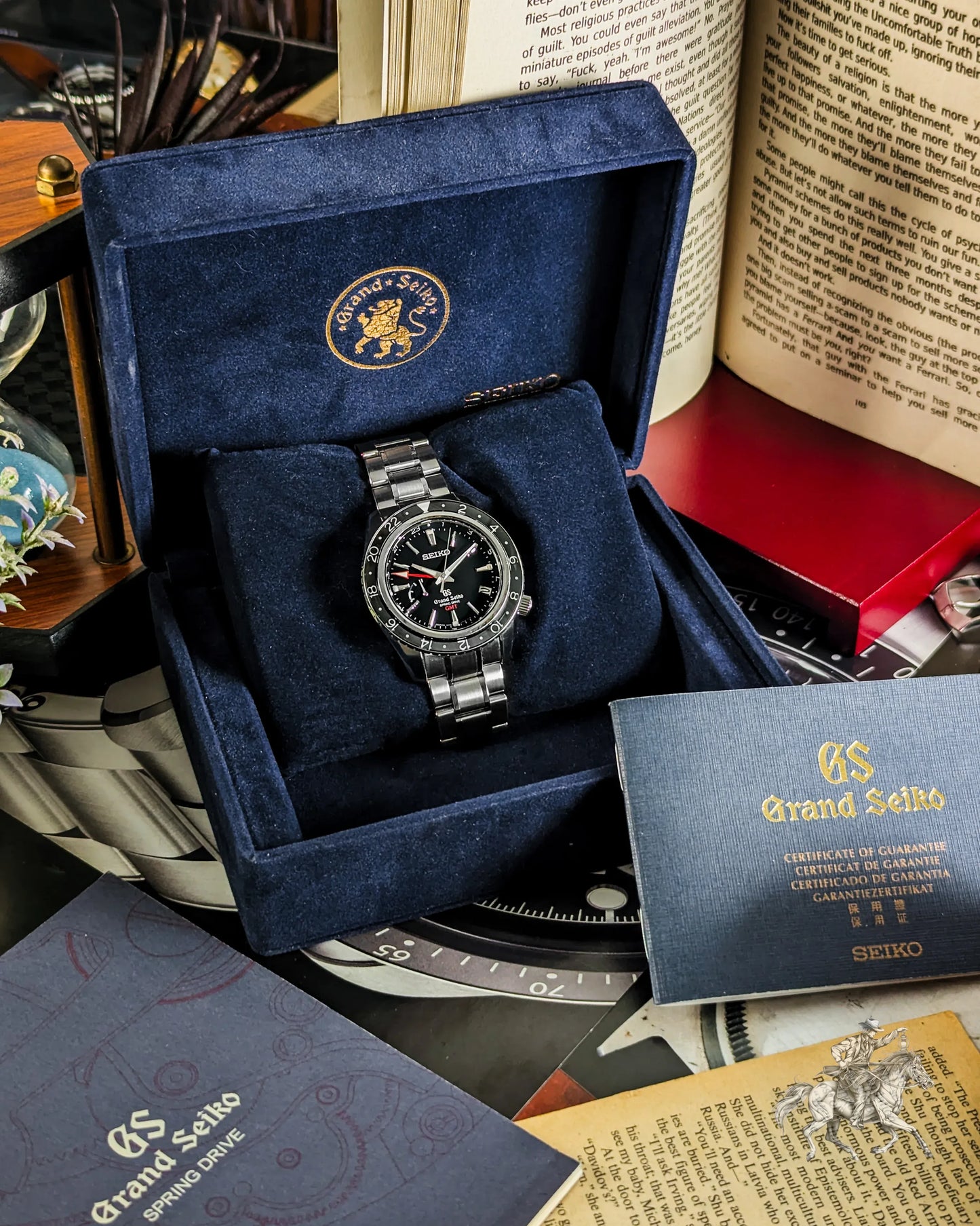 Grand Seiko Spring Drive GMT - 9R66-0AA0 - Full Set