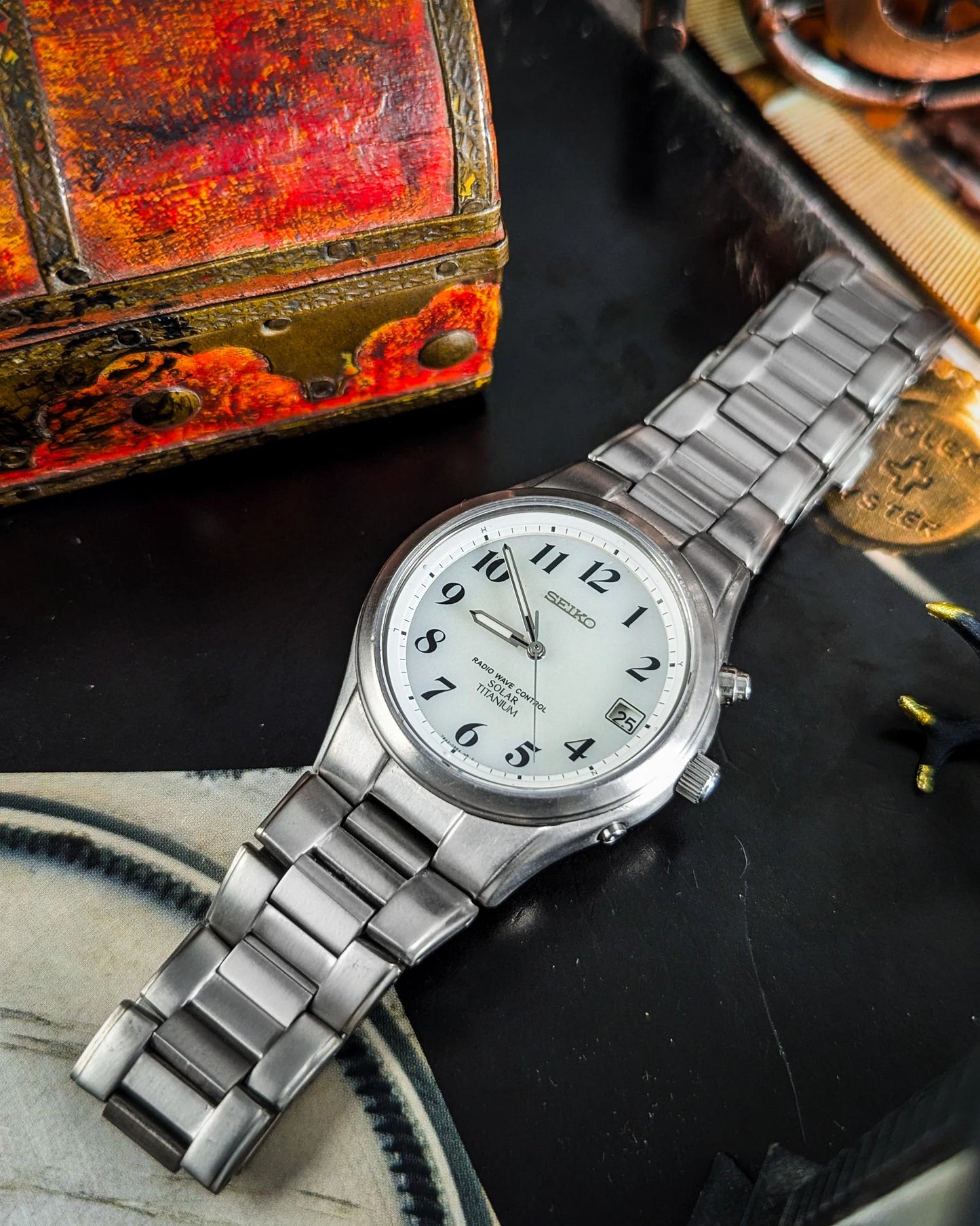 Seiko Radio Solar Watch - 7B42-0AN0