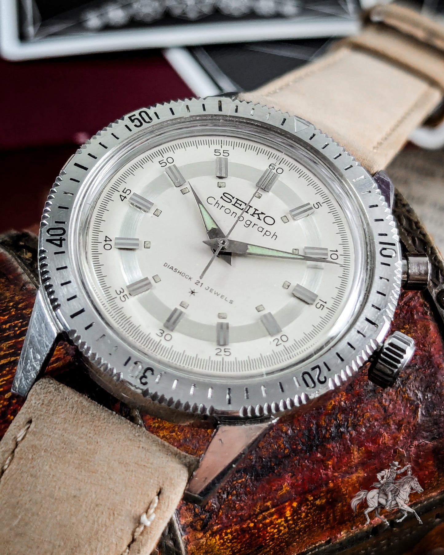 Seiko Crown Chronograph - 5717-8990