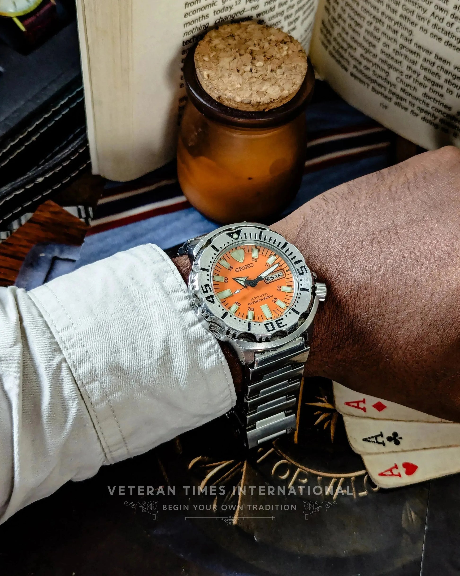 Seiko Prospex Orange - Veteran Times Int