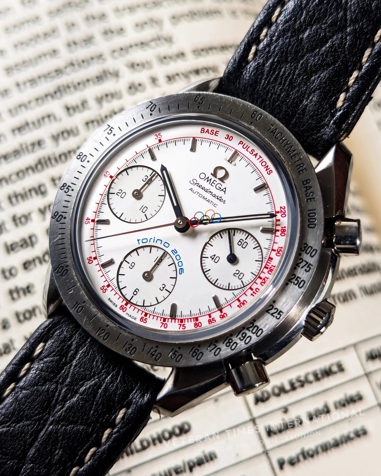 0163_Omega_Speedmaster_-_Torino_Olympics_-_Automatic_Cal.3220A_-_Limited_Edition_-_2006_Swiss14 - Veteran Times Int