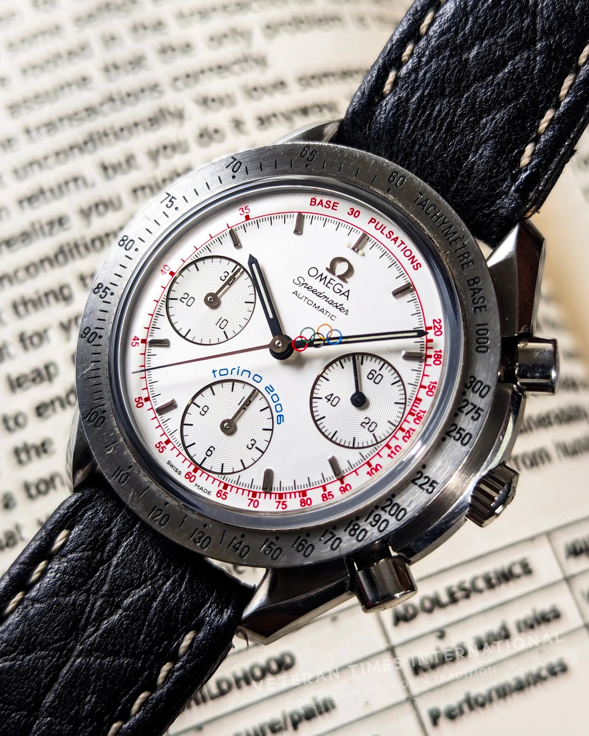 0163_Omega_Speedmaster_-_Torino_Olympics_-_Automatic_Cal.3220A_-_Limited_Edition_-_2006_Swiss14 - Veteran Times Int