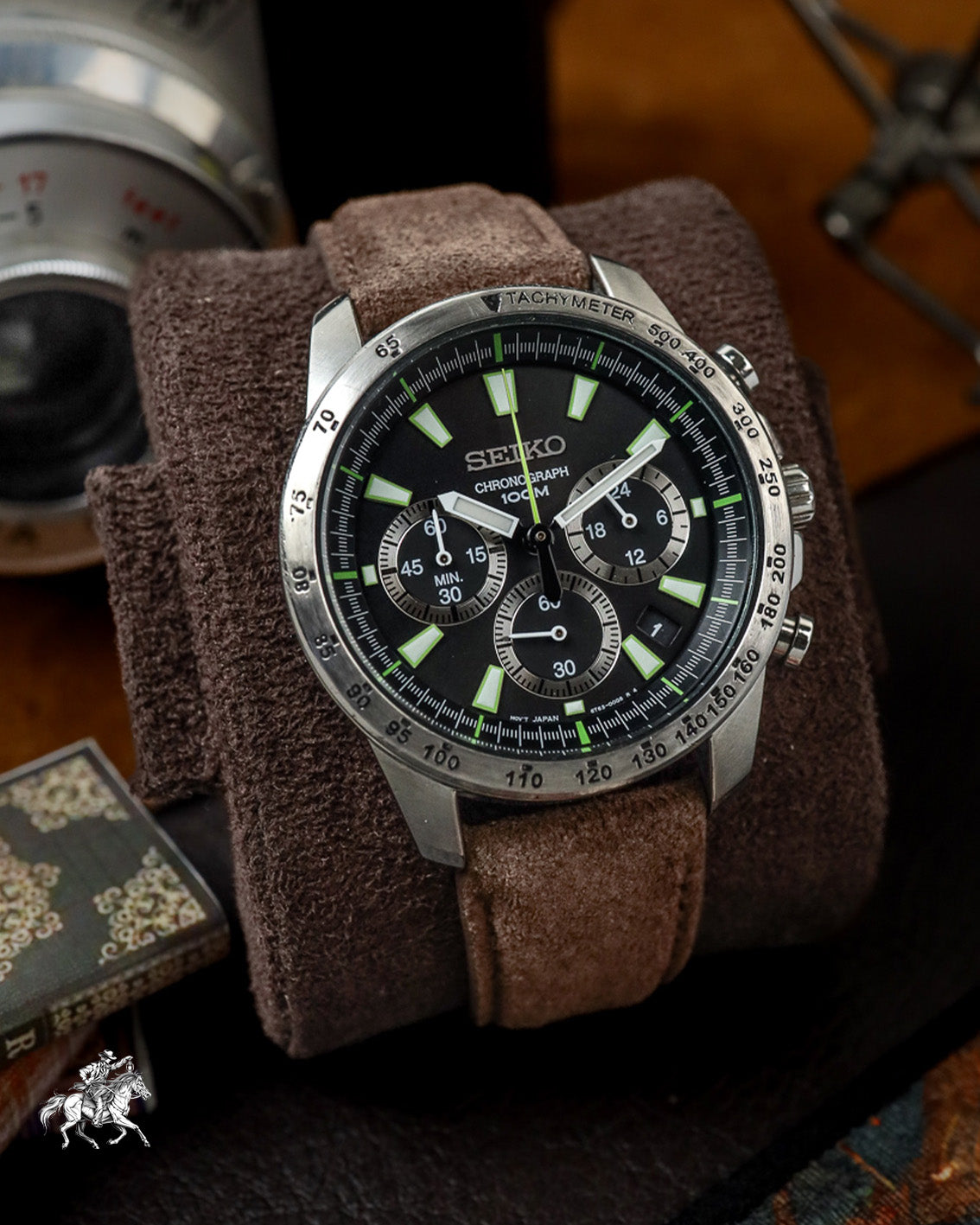 Seiko - Neo-Sports Chronograph Lime Accents - 6T63-00D0