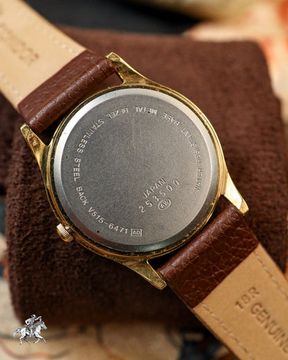 Seiko (Alba) - Classic Gold Arabic Dial - V515-6471