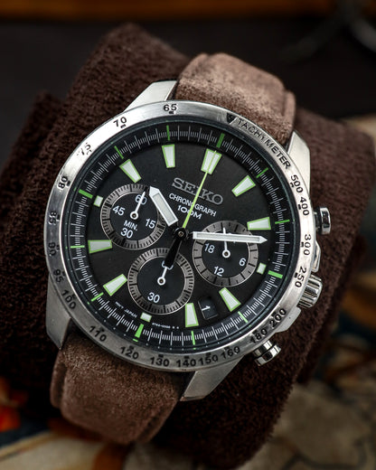 Seiko - Neo-Sports Chronograph Lime Accents - 6T63-00D0