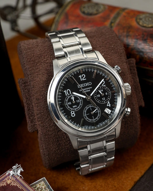 Seiko - Neo-Sports Chronograph Matte Black - 6T63-00A0