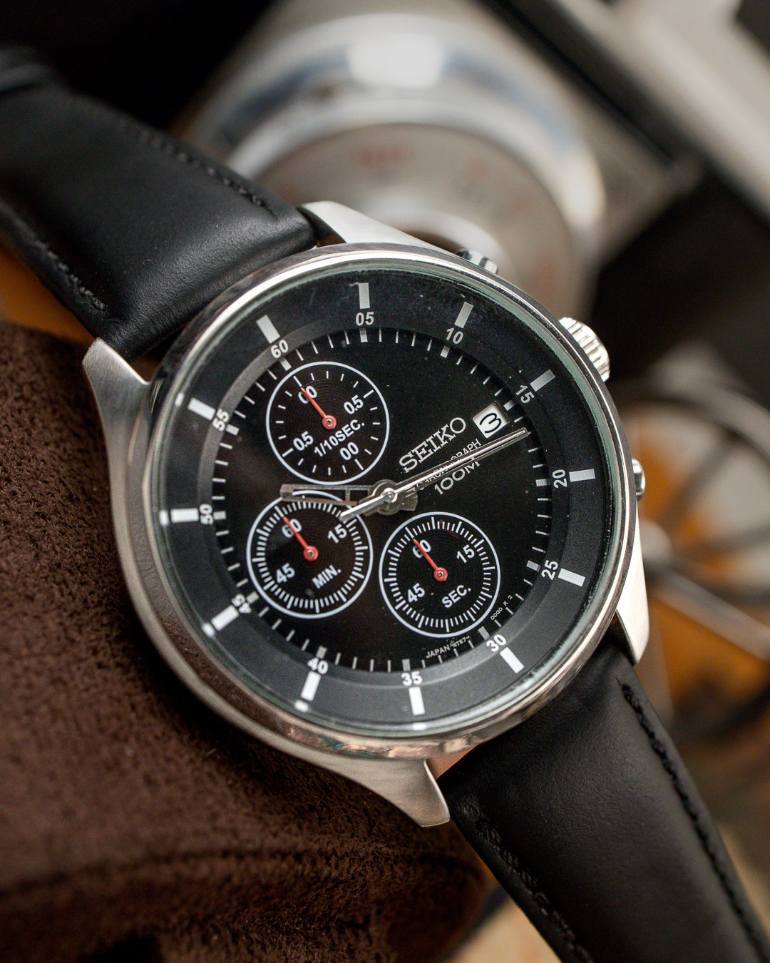 Seiko - Chronograph 100M High-Speed 1/10th Sec - 4T57-00G0