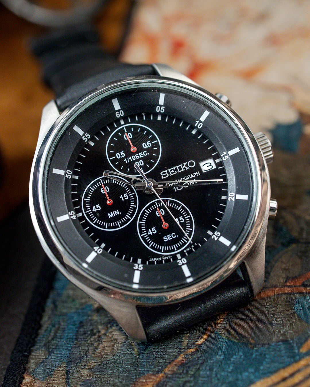 Seiko - Chronograph 100M High-Speed 1/10th Sec - 4T57-00G0