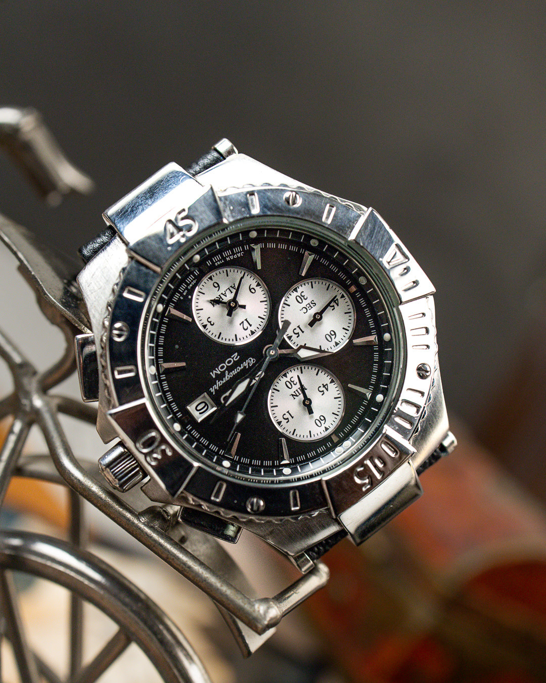 Seiko - Alarm Chronograph Diver 200M Reverse Panda - 7T62-0DM0