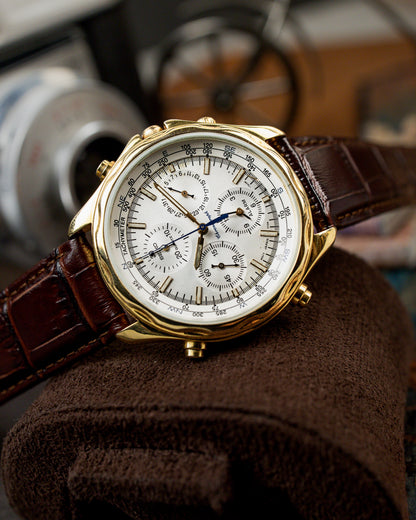 Seiko - Flightmaster Alarm Chronograph Compass - 7T34-7A10