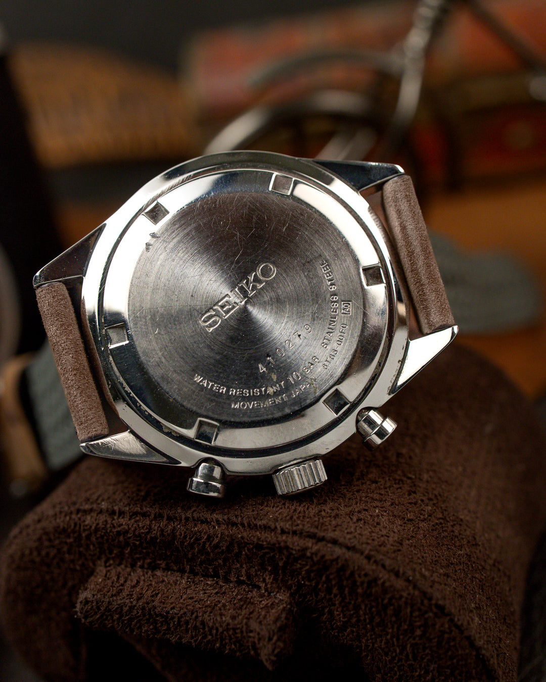 Seiko - Chronograph 100M Silver Panda Dial - 6T63-00F0