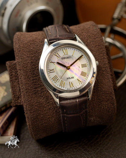 Seiko - Solar Mother of Pearl Roman Dial - V181-0A10