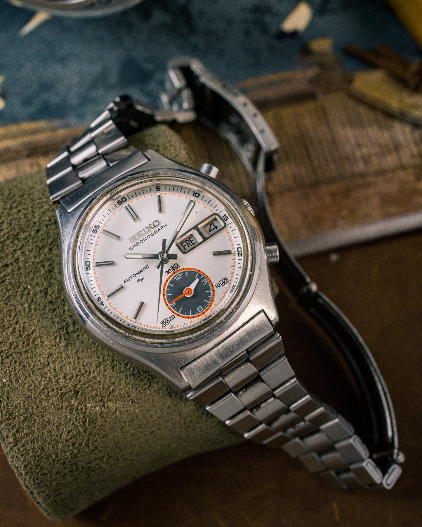 Seiko - Automatic Chronograph - Monaco-style - 7016-8001