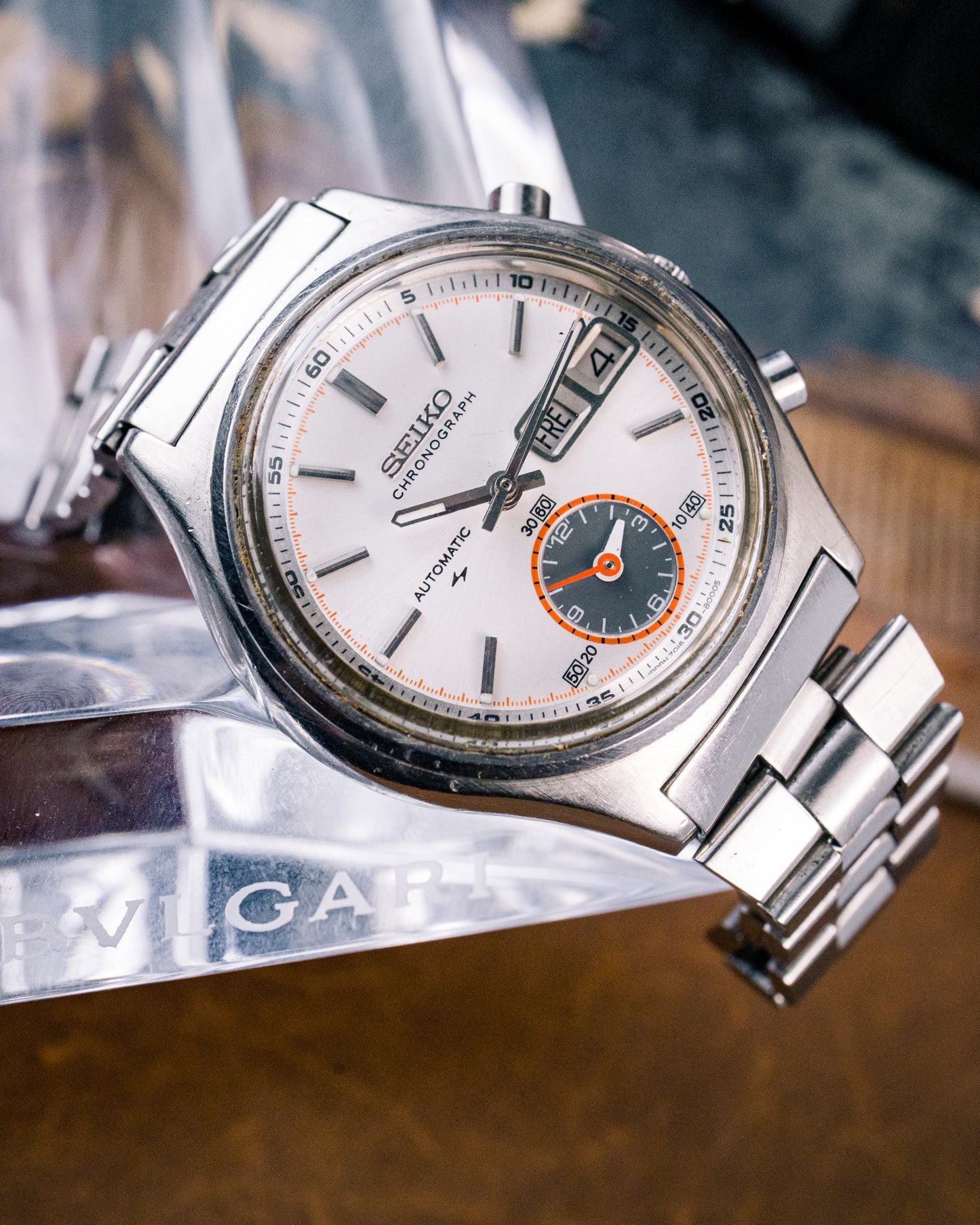 Seiko - Automatic Chronograph - Monaco-style - 7016-8001
