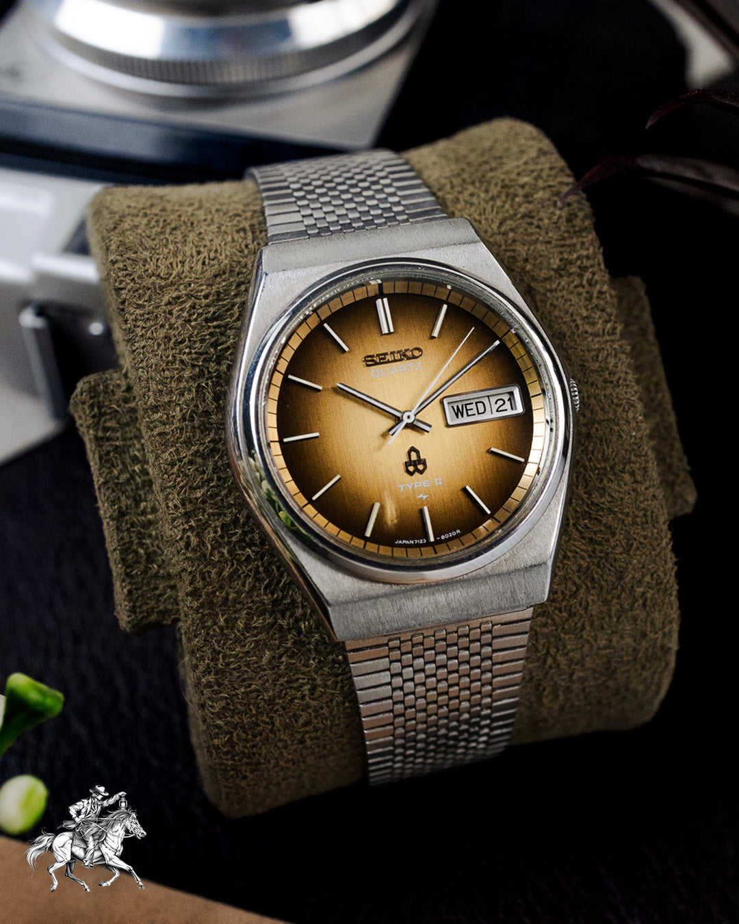 Seiko - Type II Smoked Amber Fumé Dial - 7123-8010