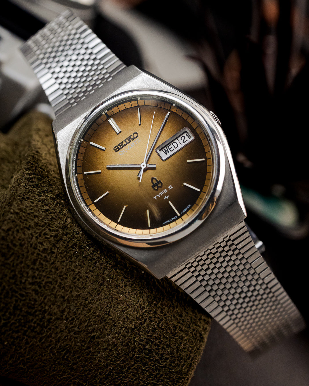 Seiko - Type II Smoked Amber Fumé Dial - 7123-8010