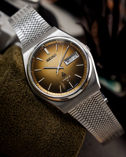 Seiko - Type II Smoked Amber Fumé Dial - 7123-8010