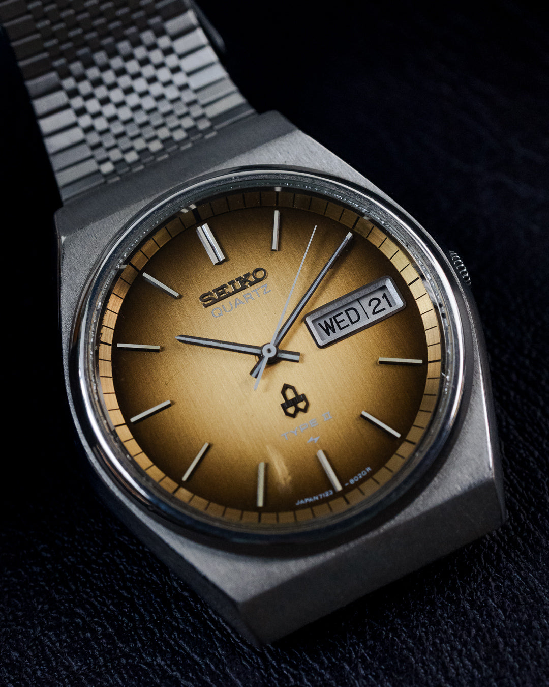 Seiko - Type II Smoked Amber Fumé Dial - 7123-8010