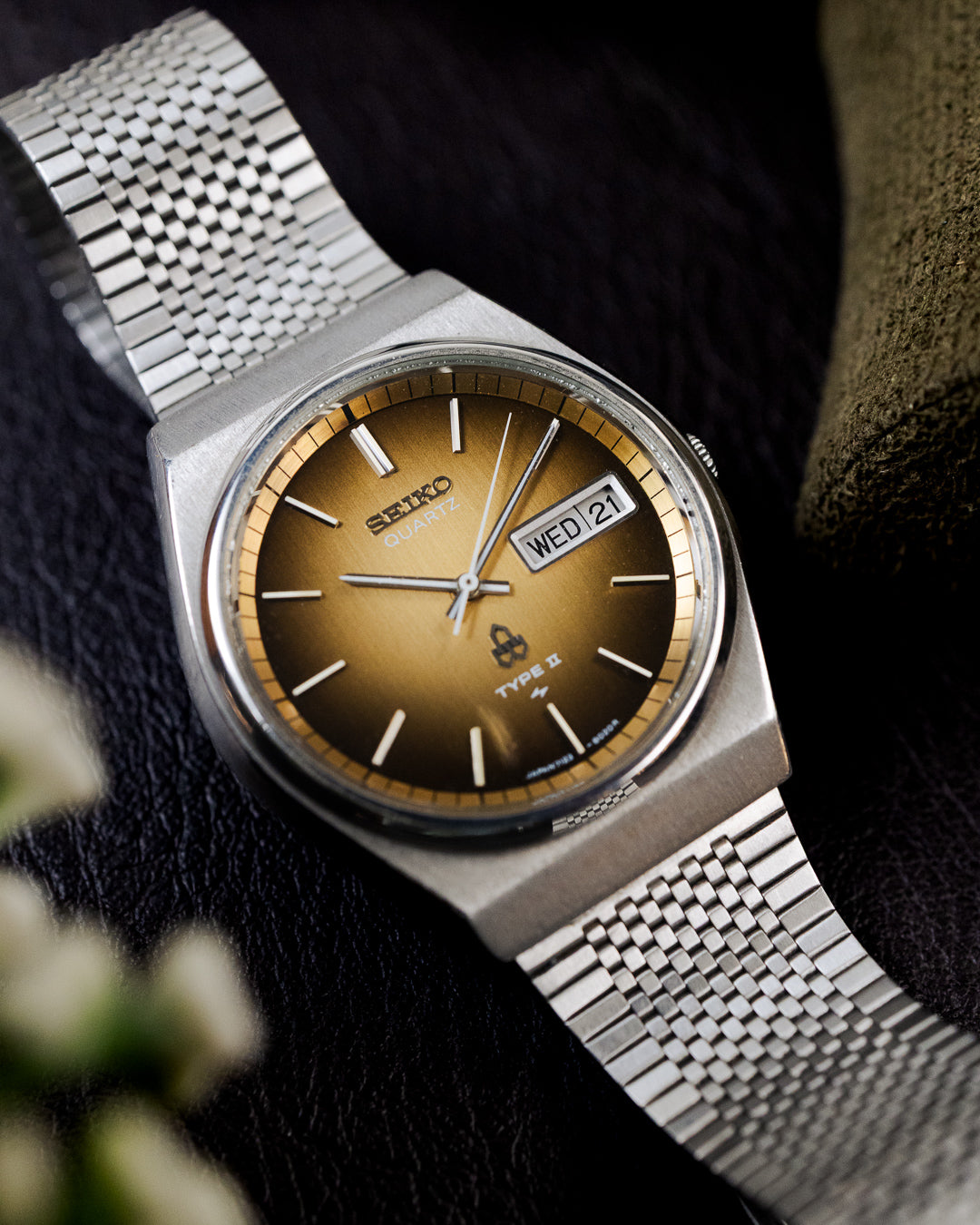 Seiko - Type II Smoked Amber Fumé Dial - 7123-8010