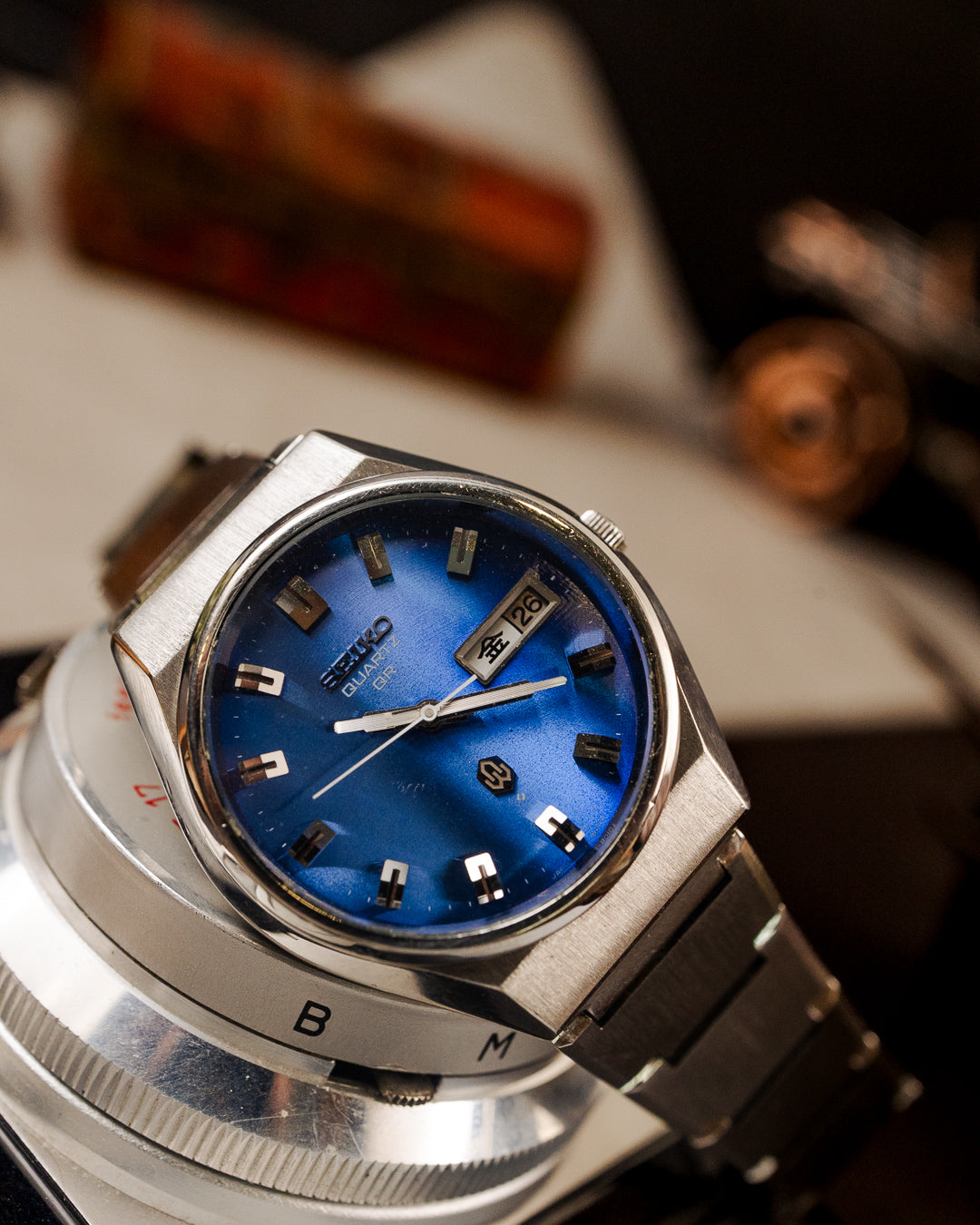 Seiko - Quartz QR Royal Cobalt Blue Dial - 3863-8010