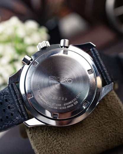 Seiko - Mecha-Quartz Chronograph Steel Bezel - 6T63-00G0