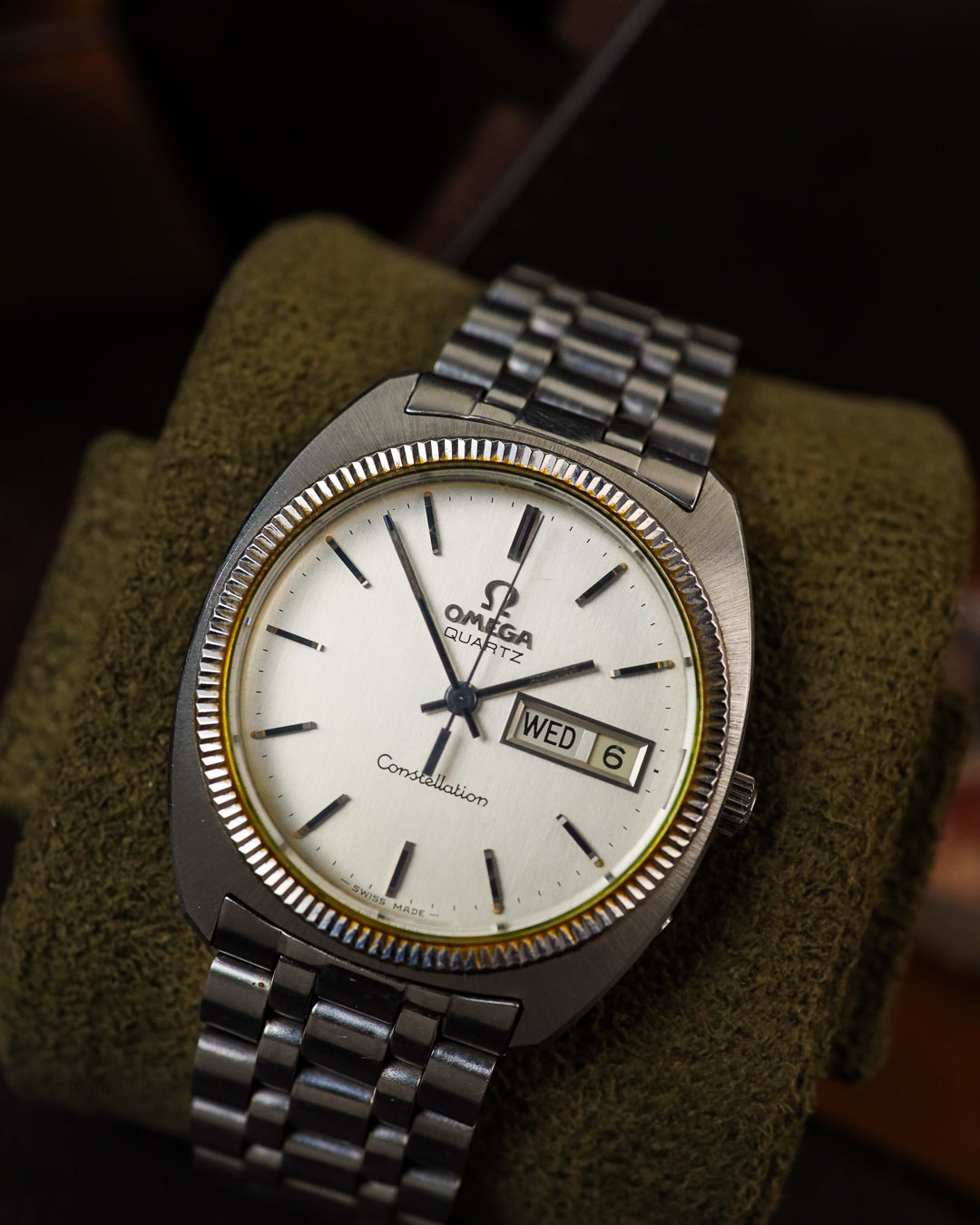 Omega - Constellation Fluted Bezel C-Case Quartz - 196.0120