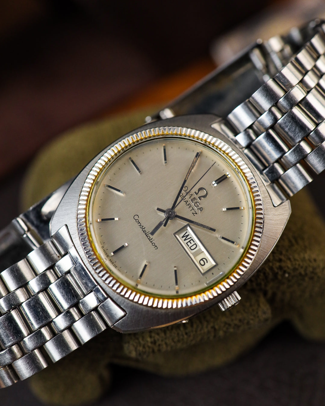 Omega - Constellation Fluted Bezel C-Case Quartz - 196.0120