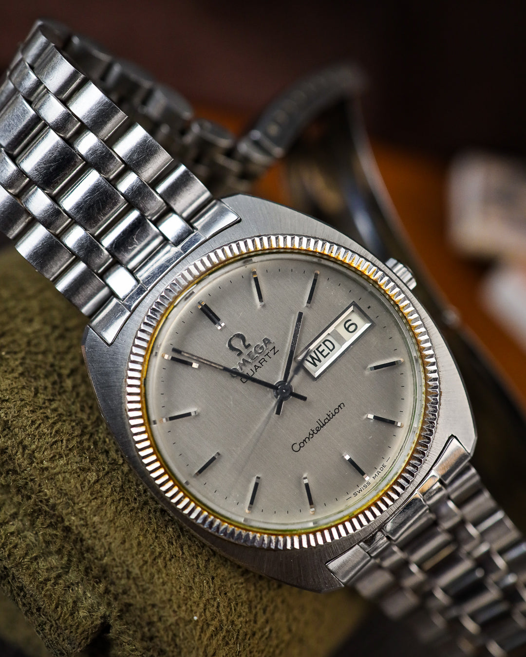 Omega - Constellation Fluted Bezel C-Case Quartz - 196.0120
