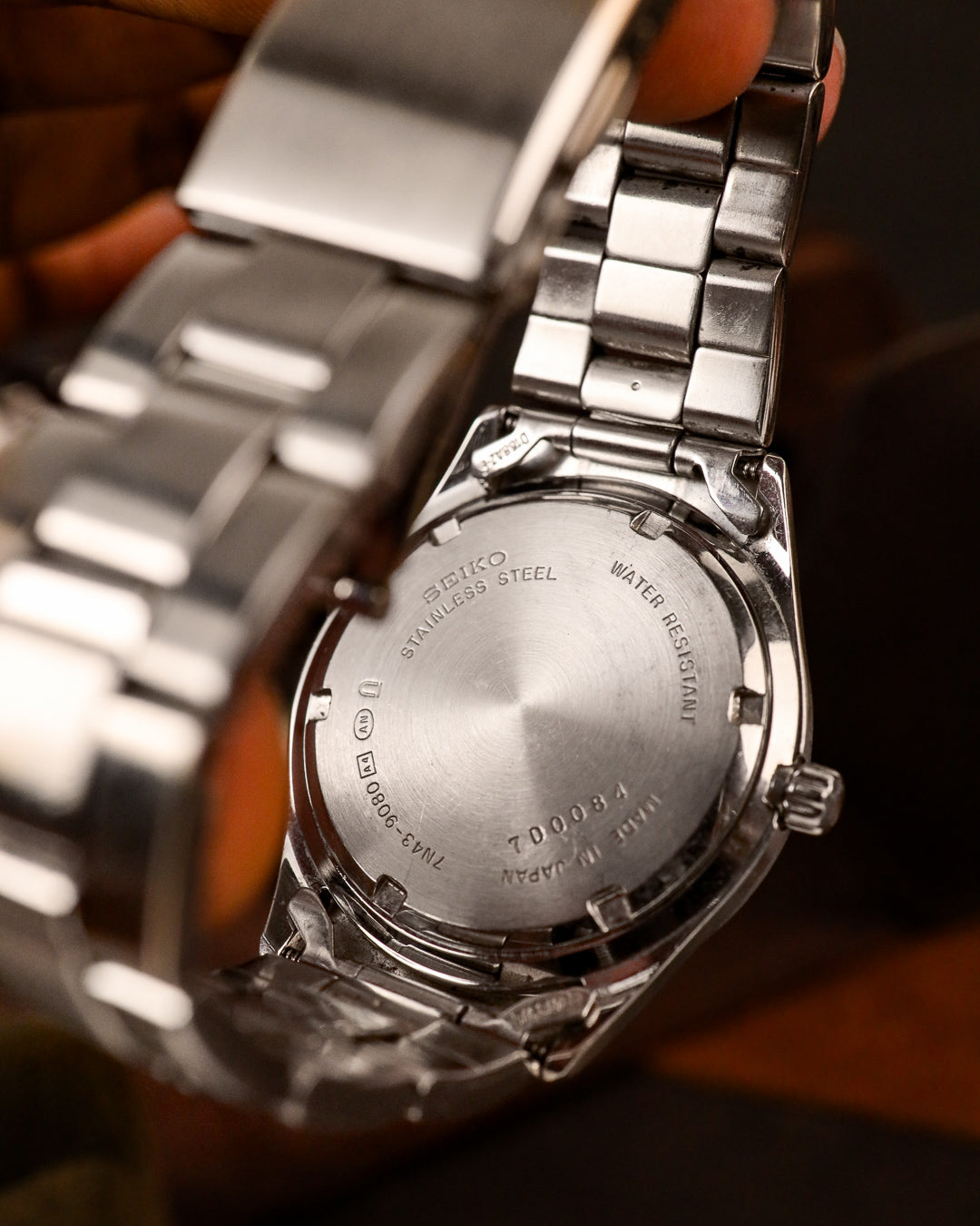 Seiko - Midnight Sunburst Blue Explorer Dial - 7N43-9080