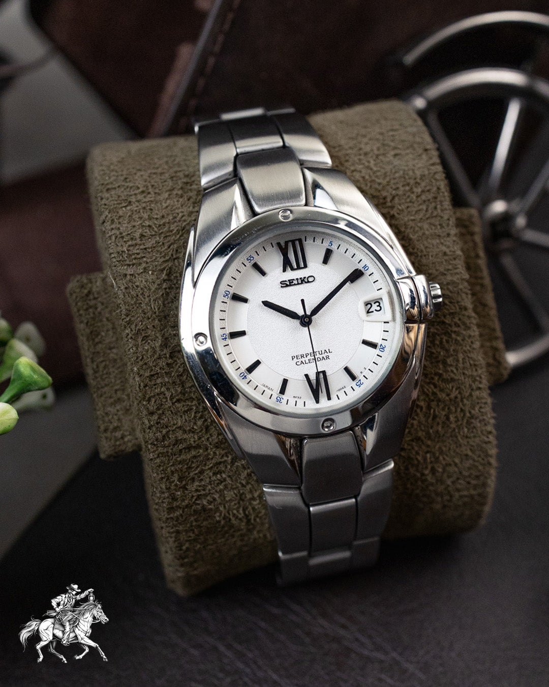 Seiko - Perpetual Calendar Frost Dial - 8F32-0050