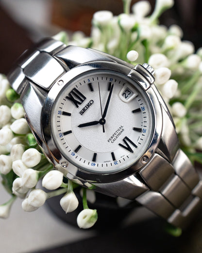 Seiko - Perpetual Calendar Frost Dial - 8F32-0050