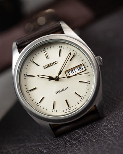 Seiko - Titanium Field Cream Dial - 7N43-9100