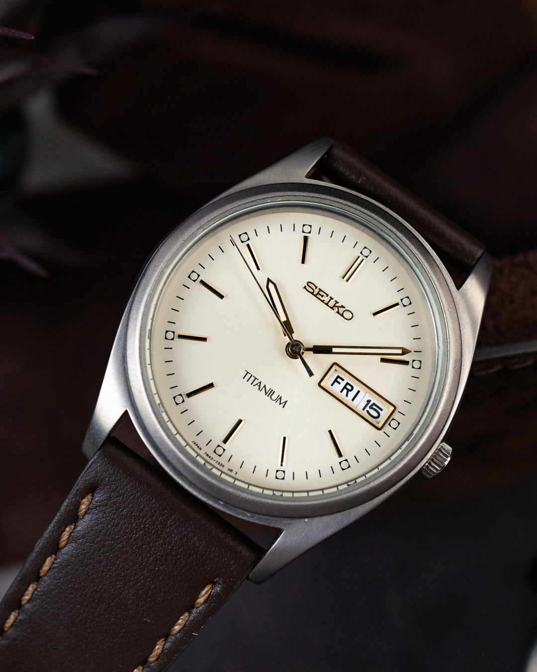 Seiko - Titanium Field Cream Dial - 7N43-9100
