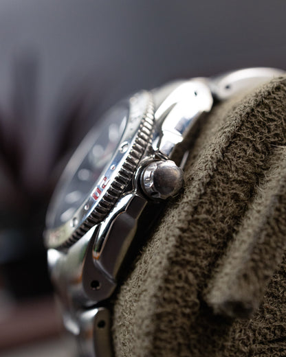 Seiko - Landrek / Perpetual Calendar GMT Steel Bezel - 8F56-0050