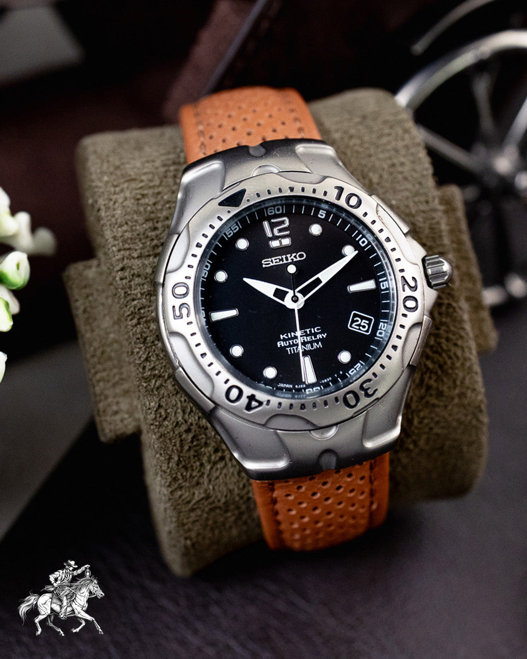 Seiko - Kinetic Auto Relay Titanium 200M - 5J22-0C80