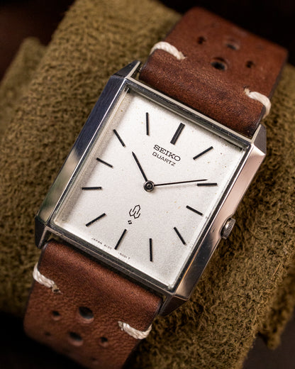 Seiko - Chariot Faceted Bezel Silver Dust Tank - 4130-5001
