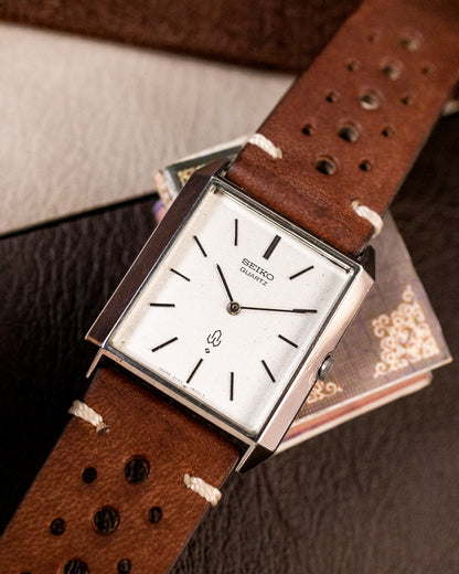 Seiko - Chariot Faceted Bezel Silver Dust Tank - 4130-5001